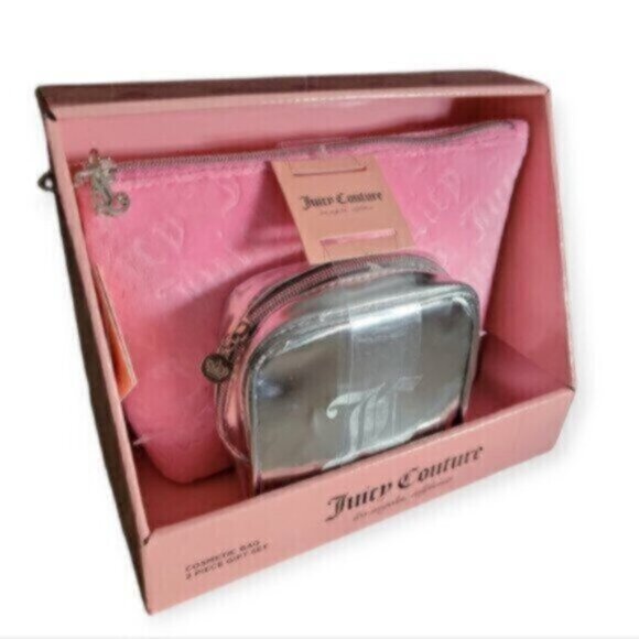 Juicy Couture Velvet Cosmetic Bag Set NWT - Picture 9 of 10